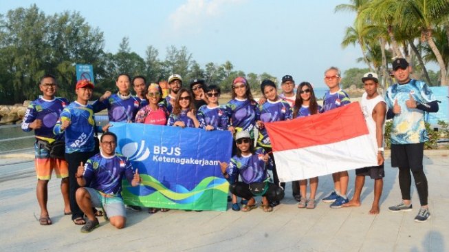 Atlet SUP Id BPJAMSOSTEK Kembali Raih Prestasi di Singapore Ocean Cup