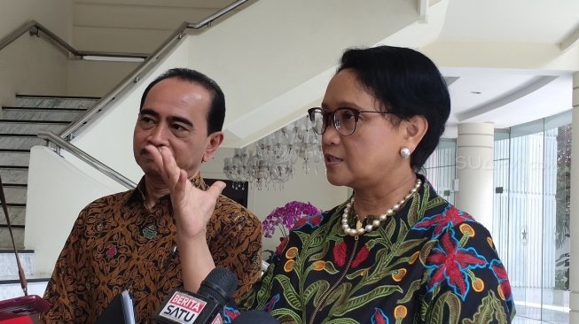 Temui Wapres Ma'ruf Amin, Menlu Jelaskan Soal Politik Luar Negeri