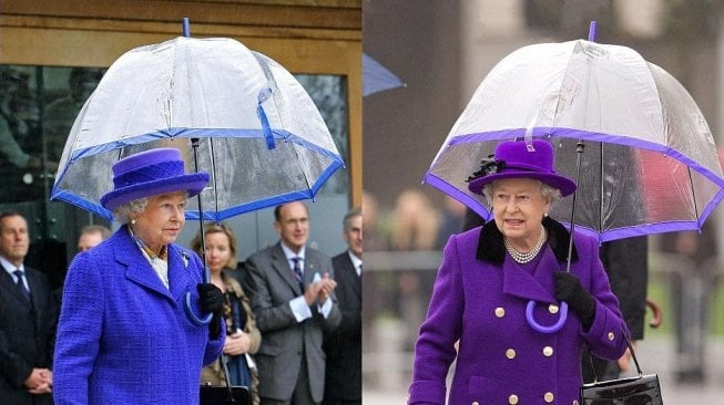 Payung matching Ratu Elizabeth II. (Instagram/@hm.queenelizabeth)