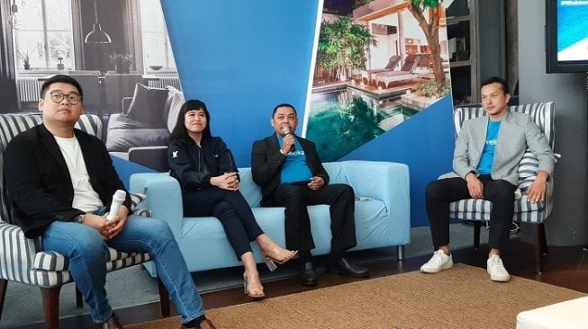 Sekarang bisa pesan villa dan apartemen lewat aplikasi Traveloka. (Suara.com/Dini Afrianti)