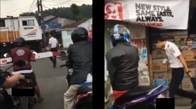 Viral Video Masinis Jajan  ke Warung Pakai Lokomotif, PT KAI Buka Suara