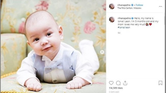 Oksana Ungkap Foto Putranya Kerajaan Kelantan Itu Anak Dari Pria Lain