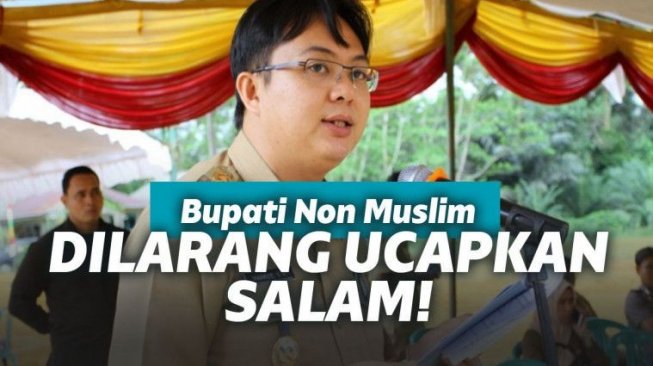 FPI Minta Bupati Non Muslim Bangka Barat Tidak Ucapkan Assalamualaikum!