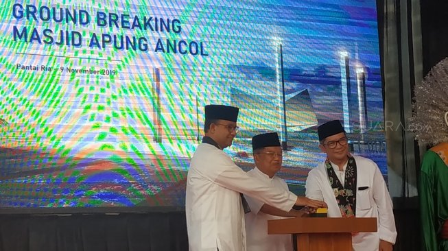 Groundbreaking Masjid Apung Ancol, Anies Berharap Jadi Ikon Baru Jakarta