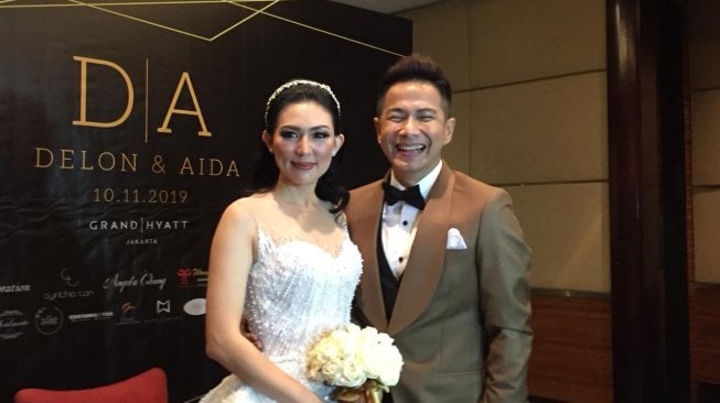 Aida Chandra dan Delon Thamrin [Suara.com/Yuli]