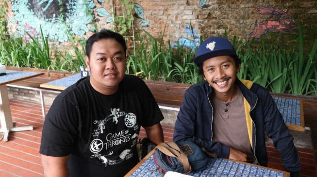 Grafik yang berperan sebagai Big Smoke dan Junta, pemeran Ryder sekaligus inisiator berdirinya MindPlace. [Suara.com/Rezza Rachmanta]