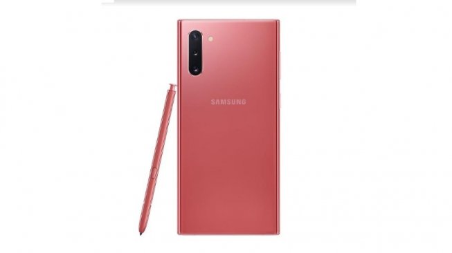 Samsung Galaxy Note 10 Aura Pink. [Samsung Indonesia]
