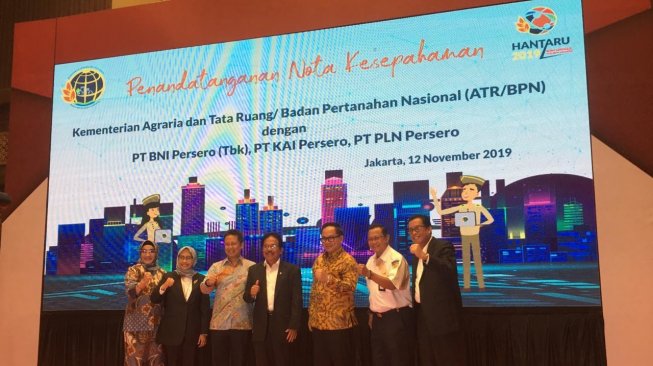 Kementerian ATR Teken MoU Dengan 3 Perusahaan BUMN Soal Sertifikasi Aset