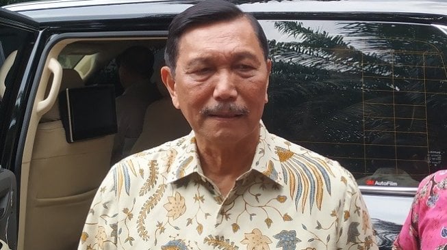 Menteri Koordinasi Bidang Kemaritiman dan Investasi, Luhut Binsar Pandjaitan. (Suara.com/Muhammad Yasir)