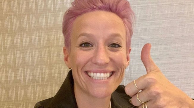 Megan Rapinoe. (Instagram/@mrapinoe)