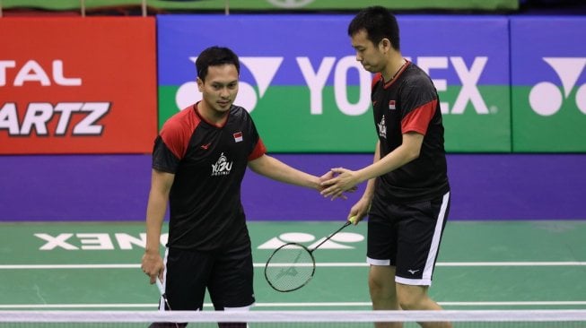 Unggul Lebih Dulu, Hendra / Ahsan Jadi Runner-up Hong Kong Open 2019