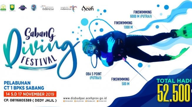 Angkat Wisata Bawah Laut, Sabang Diving Festival 2019 Dihelat Kembali