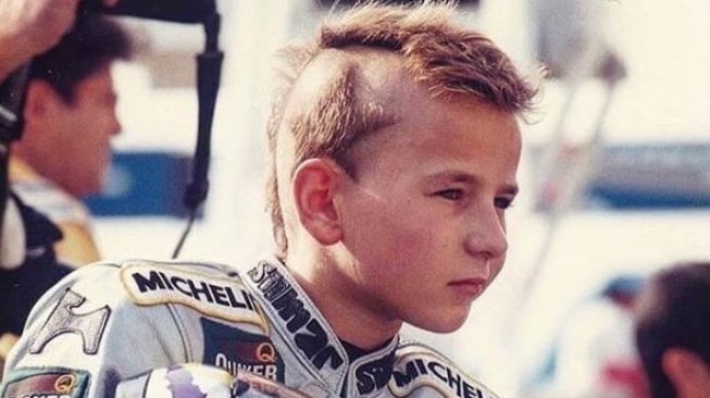 Jorge Lorenzo kecil.[Instagram/JorgeLorenzo99]