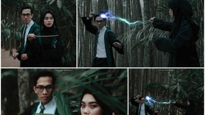 undangan pernikahan template harry potter surat harry potter