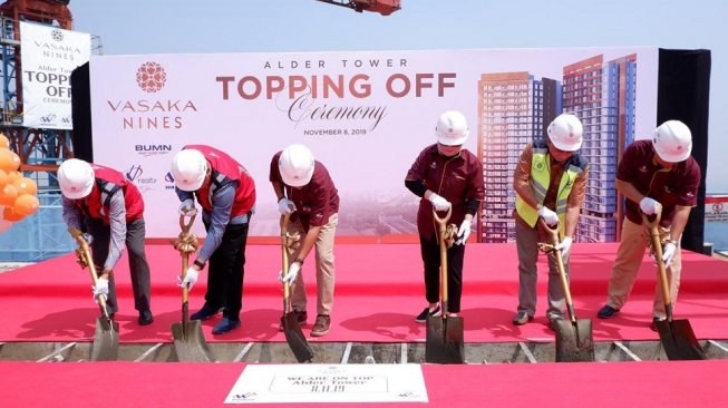 Waskita Realty Topping Off Tower Alder Vasaka Nines