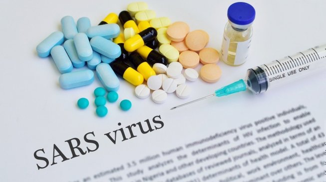 Ilustrasi virus Sars. [Shutterstock]