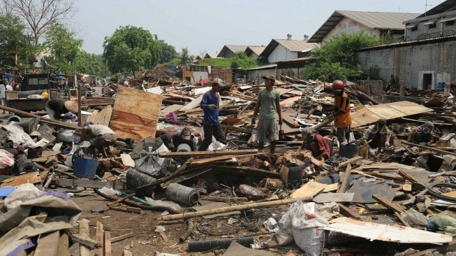 Suasana di kawasan Sunter, Jakarta, Senin (18/11). [Suara.com/Arya Manggala]