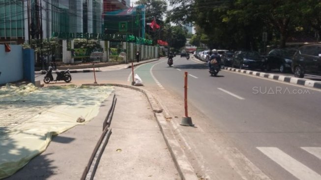 Jalur Sepeda Cikini Dibongkar, PSI Kasih Sindiran ke Anies