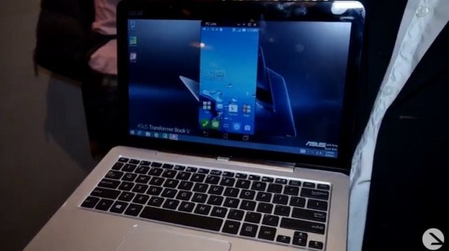 Asus Transformer Book V. [YouTube/@TechVideo]