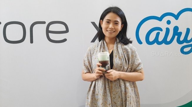 COO Fore Coffee, Elisa Suteja, bicara tentang tren kopi di Indonesia. (Suara.com/Dini Afrianti)