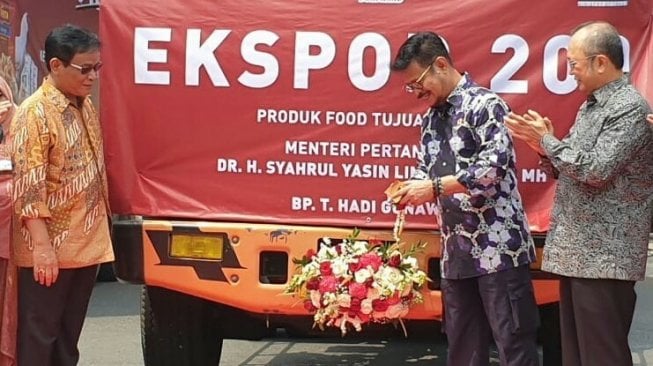 Mentan SYL Lepas Ekspor Produk Peternakan  ke Jepang dan Timor Leste