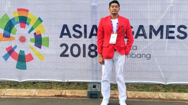 Atlet Polo Air Indonesia, Ridjkie Mulia, ditunjuk sebagai pembawa bendera Merah Putih pada Upacara Pembukaan SEA Games 2019. [Instagram/ridjkiedot]