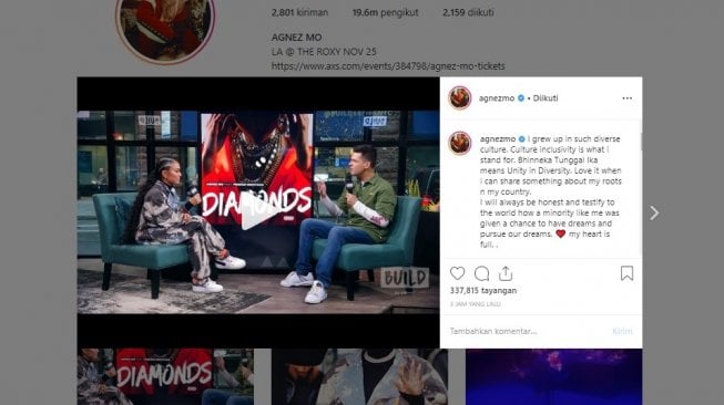 Fadli Zon Kecam Pernyataan Agnez Mo Tidak Punya Darah Indonesia