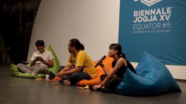 Wicara Seniman Biennale Jogja 2019, Merekam Eksploitasi Terstruktur Dunia Pekerja