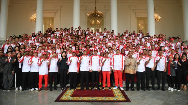 Jokowi Lepas 841 Atlet yang Berjuang di SEA Games 2019