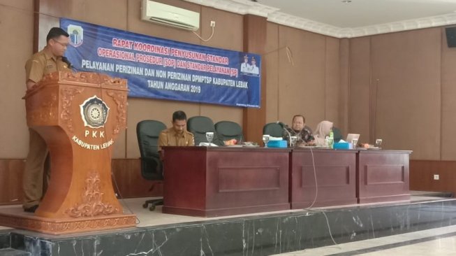 Genjot Investasi, Pemkab Lebak Optimalkan Proses Pelayanan Perizinan Online