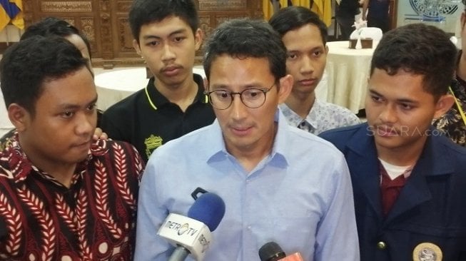 Ditawarkan jadi Jubir PSI di Pilkada Sumbar, Begini Respons Sandiaga Uno