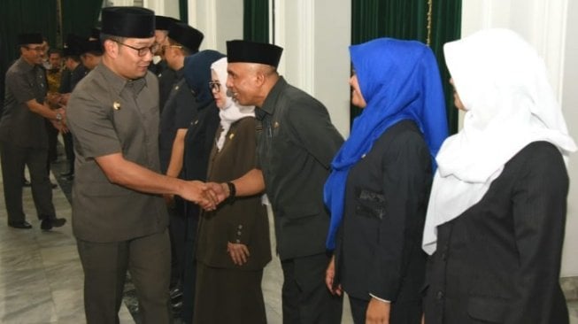 Lantik Pejabat, Ridwan Kamil : Kualitas ASN Diukur Melalui 3 Indikator