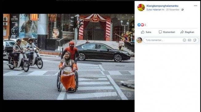 Setiap Hari Pakai Baju Spiderman, Pria Ini Simpan Kisah Haru