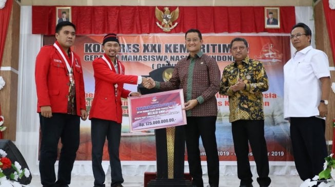 Mensos Ajak Aktivis GMNI Jadi yang Terdepan Perangi Kemiskinan