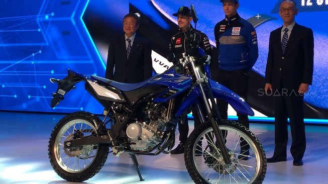 PT Yamaha Indonesia Motor Manufacturing (YIMM) juga meluncurkan Yamaha WR155R di Jakarta, Senin (2/12/2019). [Suara.com/Manuel Jeghesta]