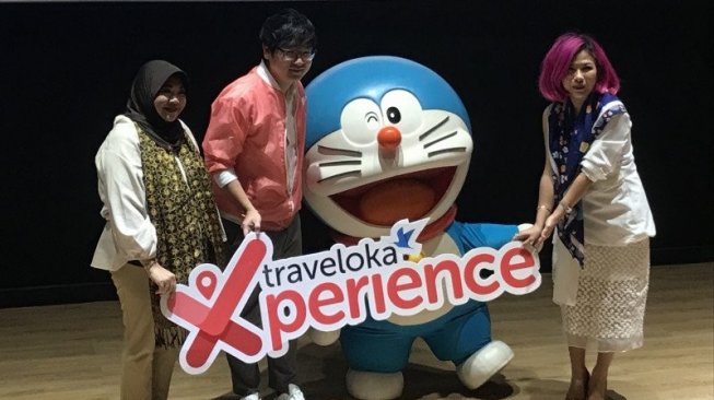 Doraemon Bantu Promosi Traveloka Xperience