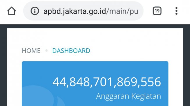 Diserahkan ke DPRD, Pemprov DKI Akhirnya Unggah RAPBD 2020 ke Internet