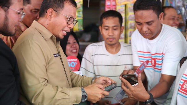 Pasar Pabaeng-baeng Makassar Terapkan Transaksi Berbasis Digital