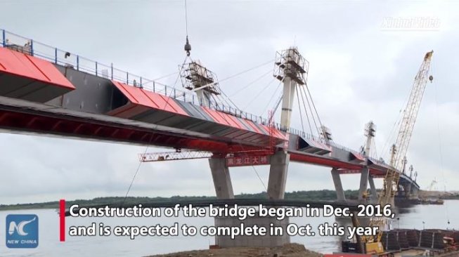 Jembatan Penghubung China-Rusia (youtube.com/New China TV)