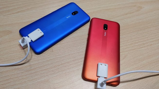 Xiaomi Indonesia memperkenalkan Redmi 8A di Jakarta, Rabu (4/12/2019). [Suara.com/Tivan Rahmat]