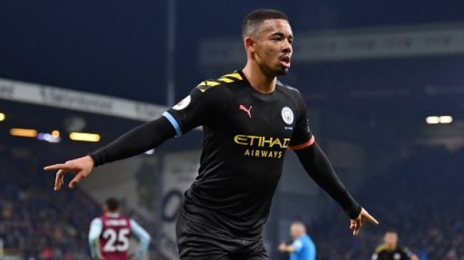 Hasil Liga Inggris: Man City Taklukkan Burnley, Gabriel Jesus Cetak Dua Gol