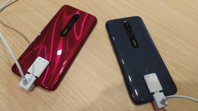 Xiaomi Indonesia memperkenalkan Redmi 8 di Jakarta, Rabu (4/12/2019). [Suara.com/Tivan Rahmat]