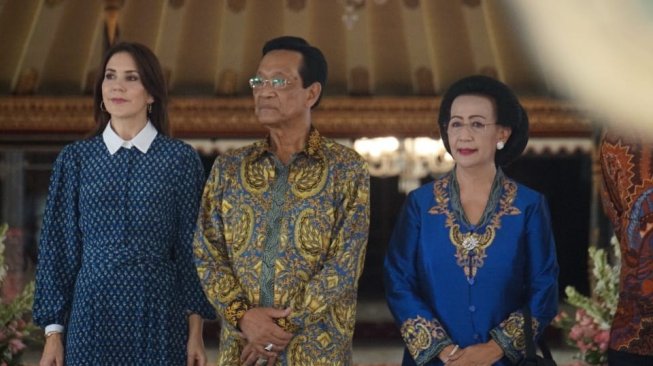 Putri Mahkota Denmark Mary berkunjung ke Keraton Yogyakarta, Rabu (4/12/2019) - (SUARA/Putu)