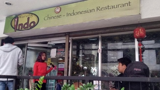 Warung Indo yang berada di Filipina, tepatnya di Jalan LPL Manor Main Enterance, Metro Manila. [Antara/A Malik Ibrahim]