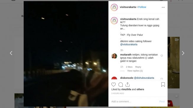 Viral Video Bocah Matikan Lampu JPU Flyover Palur Bikin Kesel Warganet