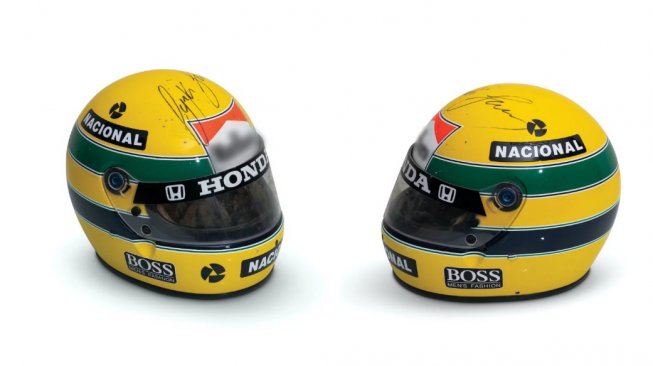 Helm Pembalap F1 Legendarais Ayrton Senna Dilelang, Tembus 1 Miliar?