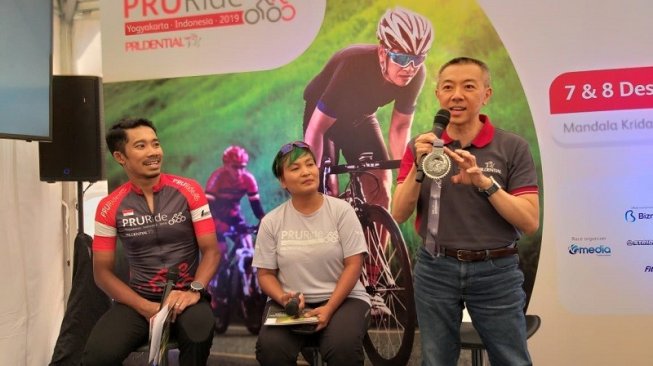 Press Conference PRURide Indonesia 2019 di Yogyakarta (Suara.com/Shevinna Putti)