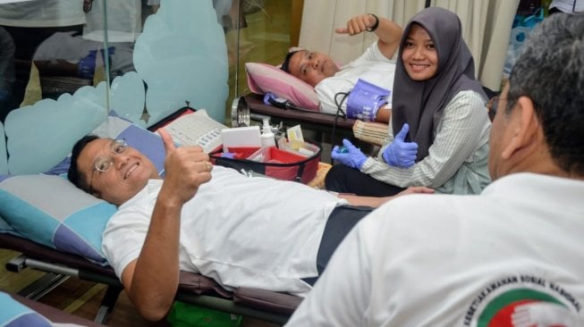 Rangkaian Peringatan HKSN 2019, Mensos Canangkan Bulan Donor Darah