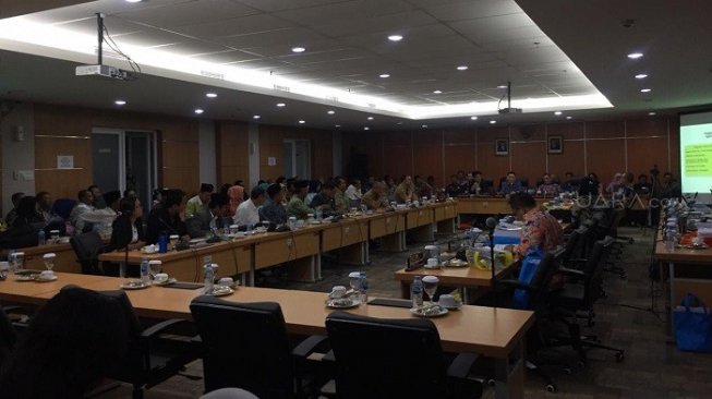 Situasi saat rapat pembahasan RAPBD 2020 yang digelar Pemprov dan anggota Komisi E di DPRD DKI Jakarta. (Suara.com/Fakhri).