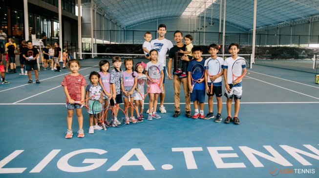 Novak Djokovic di Liga Tennis, Bali